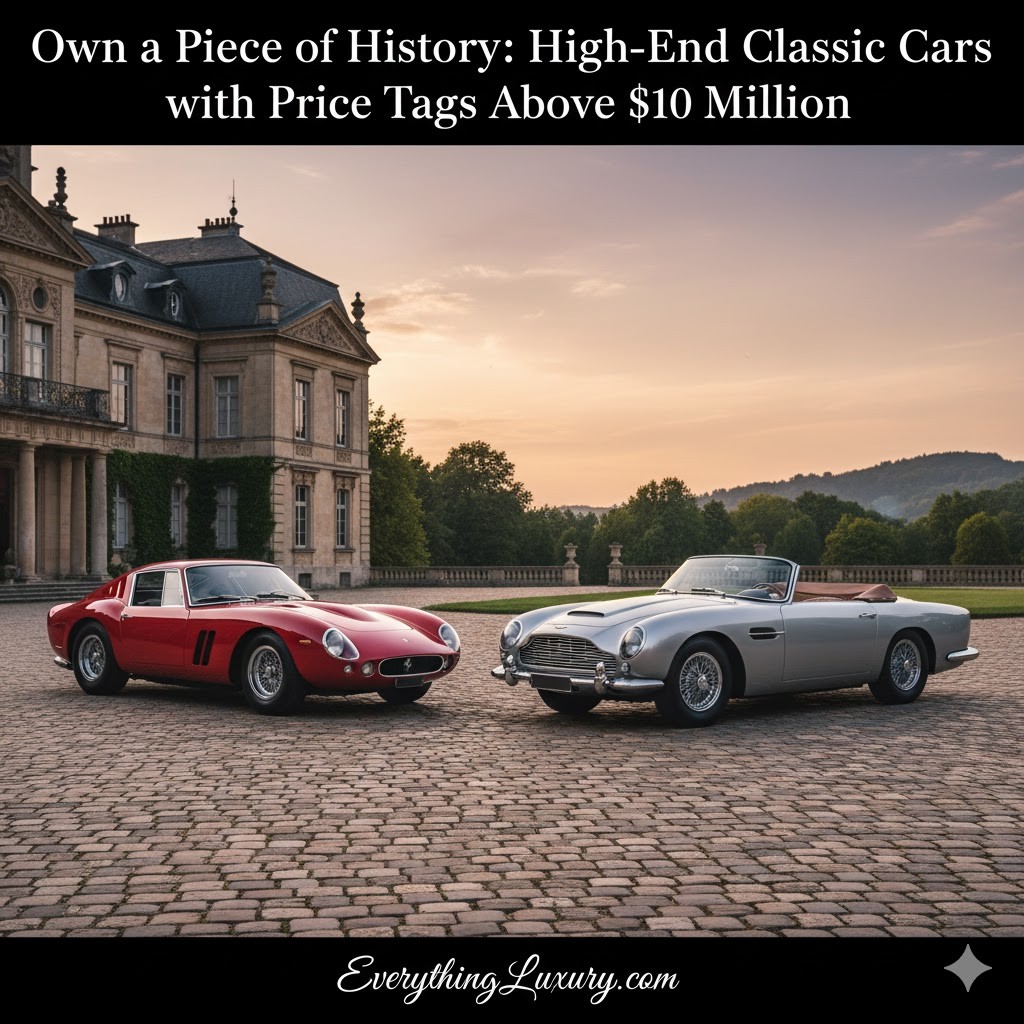Own a Piece of History High-End Classic Cars with Price Tags Above $10 Million