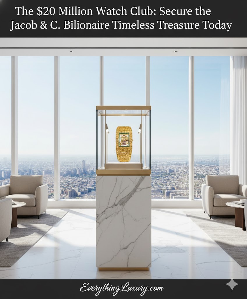 The $20 Million Watch Club: Secure the Jacob & Co. Billionaire Timeless Treasure Today
