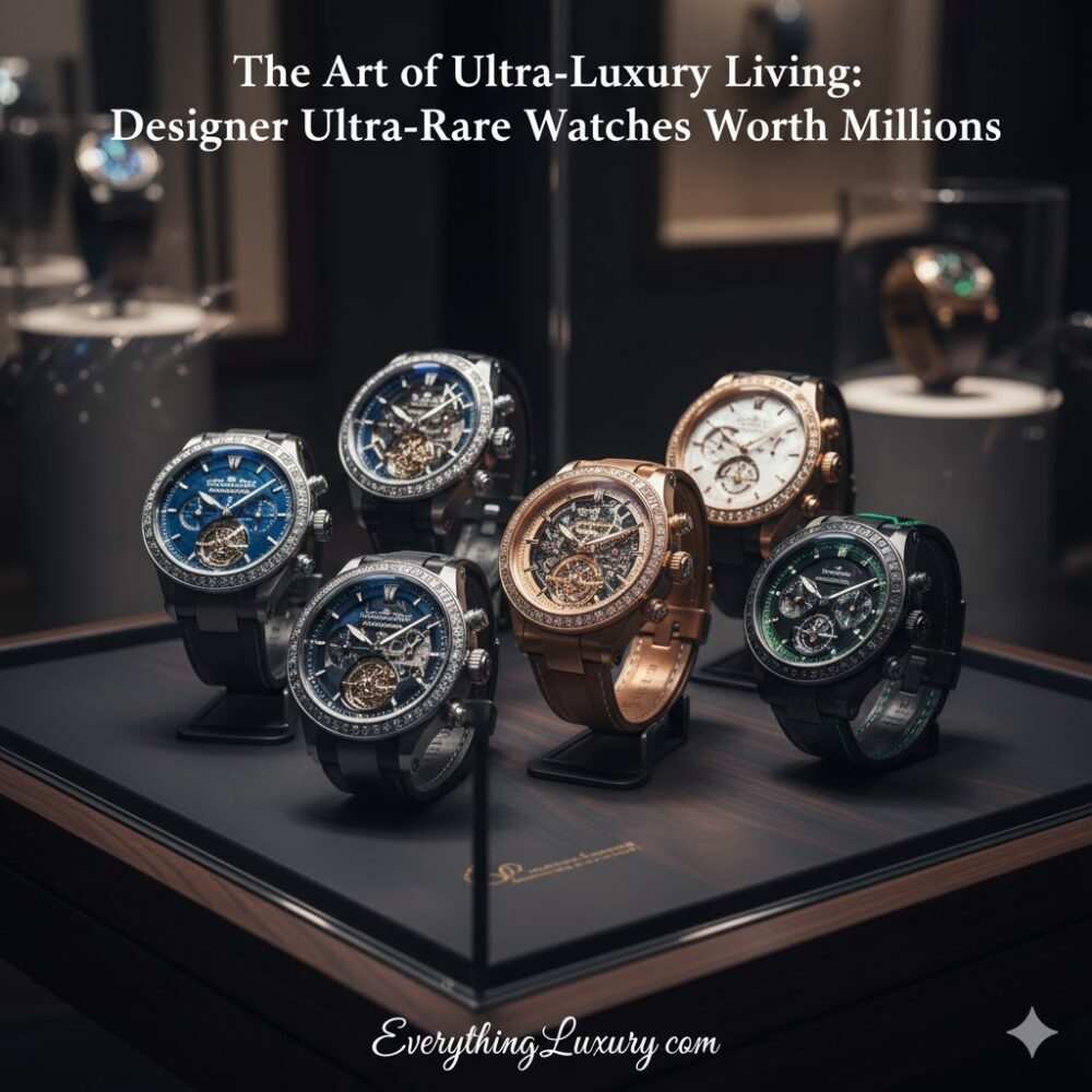 K Riare Watch The Art of Ultra-Luxury Living: Designer Ultra-Rare Watches Worth ...