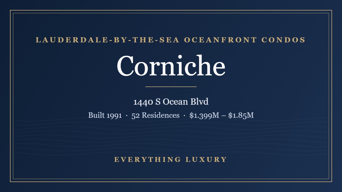 Corniche Lauderdale-by-the-Sea Condos